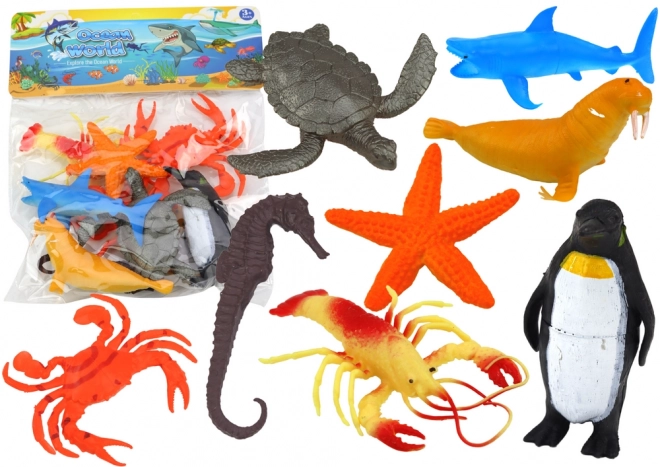 set figurine animale marine 10 piese