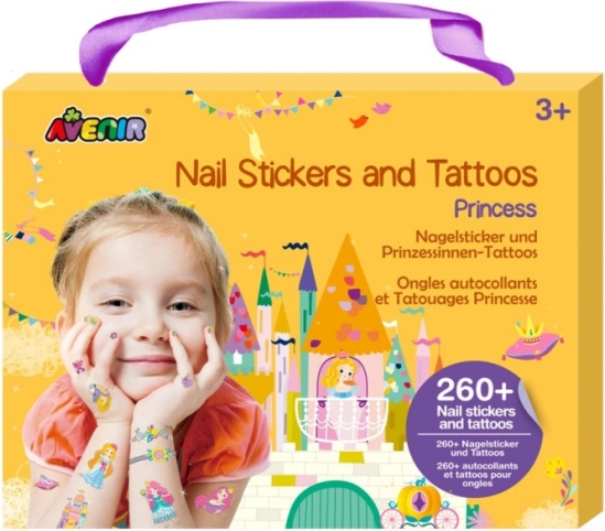 Autocolante pentru unghii și tatuaje - Prințese