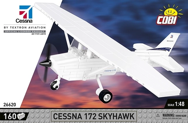 Cobi klocki avion cessna 172 skyhawk