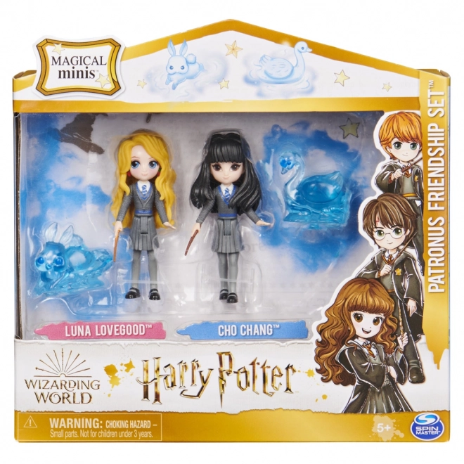 Figurine Harry Potter: Lenka și Cho cu patroni