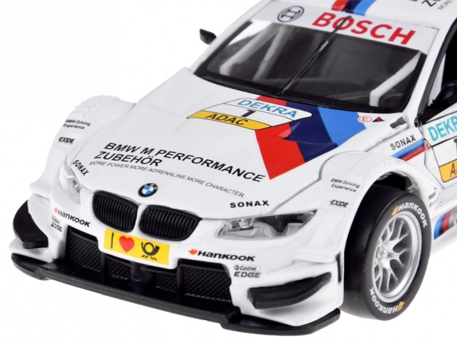 Mașină metalică sport BMW M3 DTM la scară 1:32 cu sunete și lumini