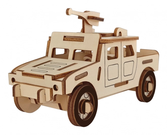 Puzzle 3D din lemn vehicul militar de luptă