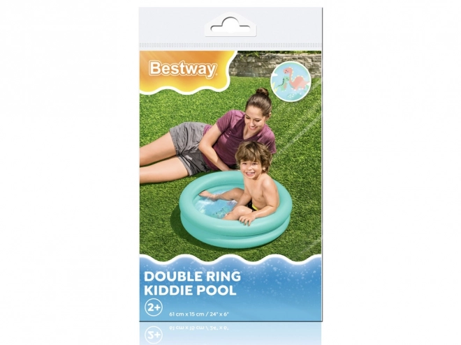 Piscină gonflabilă pentru copii Bestway cu două inele, mov