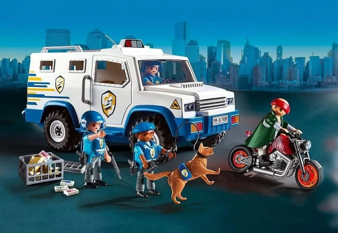 Set figurine acțiune transportor de bani