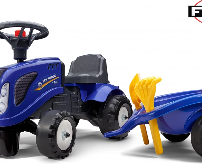 Tricicletă Baby New Holland T7 cu remorcă și accesorii