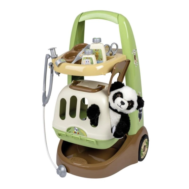 Cărucior veterinar mobil 2‑în‑1