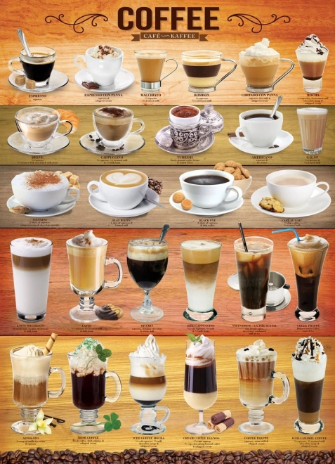 Puzzle 1000 piese Cafea EUROGRAPHICS