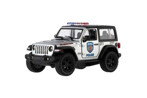 mașină de jucărie metalică Jeep Wrangler Poliție 2018