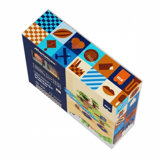 Set construcție Mini Waffle Plantatia de cacao