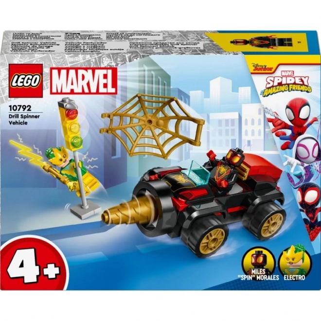 lego vehicul cu burghiu Spidey și prieteni supereroi