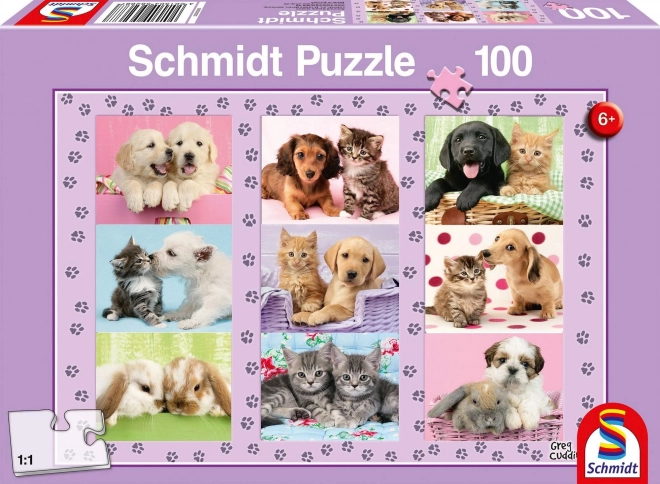 Puzzle Prieteni Animalute