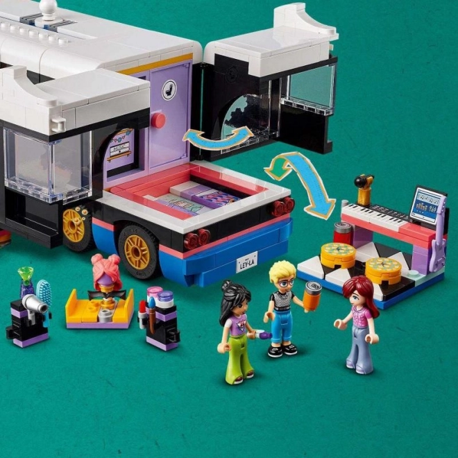 Autobuzul concertului vedetei pop LEGO Friends