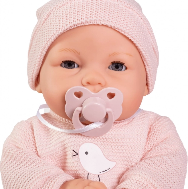 Păpușă care clipește bebeluș Antonio Juan cu sunete - 37 cm