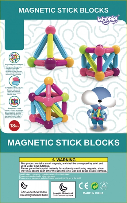 Set educativ magnetic Woopie, 38 piese