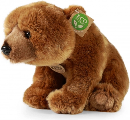 Rappa urs grizzly din pluș 30 cm eco-friendly