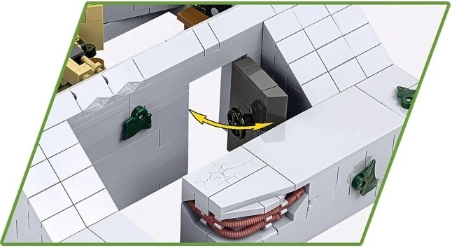 Buncăr Regelbau 667 din Cărămizi COBI