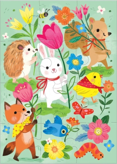 Puzzle Mudpuppy cu felicitare de Paște