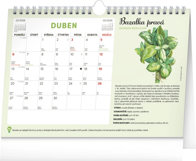 Calendar Notique lunar de planificare cu semințe 2026