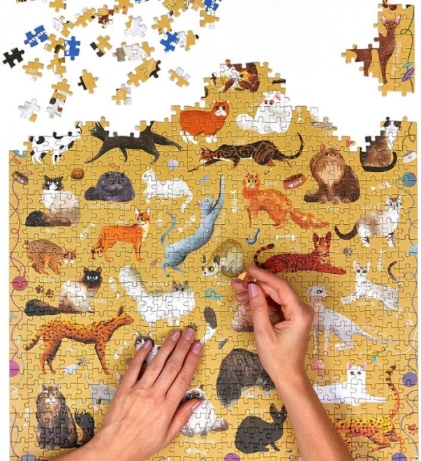 Puzzle Puzzlove pisici 1000 piese