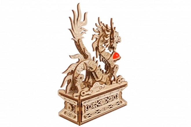 Puzzle mecanic 3D din lemn - Dragon