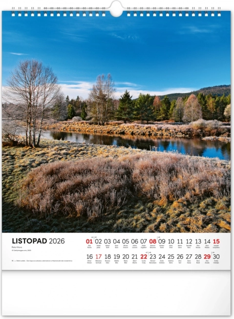 Calendar de perete Șumava 2026