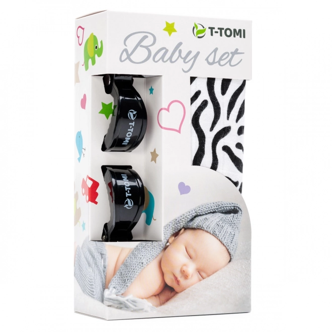 Set cadou liniștit T-Tomi zebra