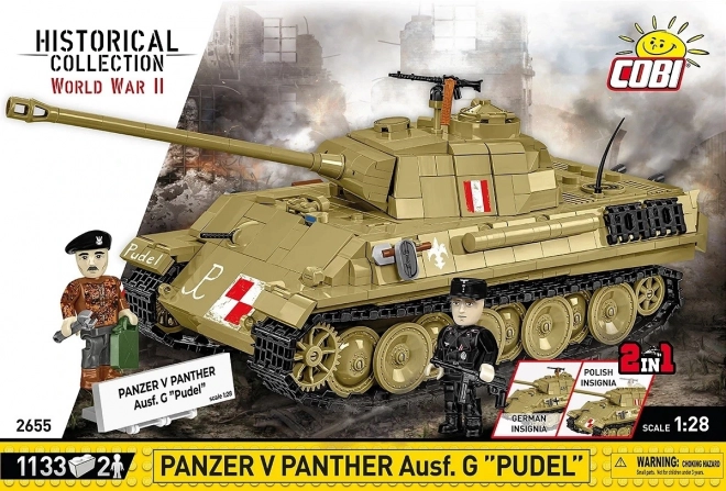 Set de construcție Tanc Panzer V Panther G Pudel