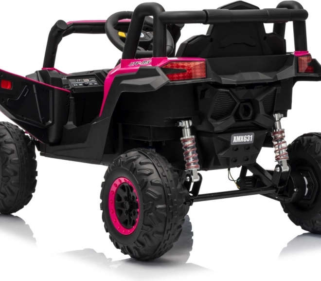 Automobil electric pentru copii Buggy Madman UTV-MX roz