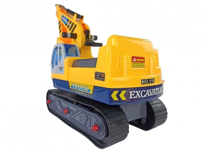 Buldozer pentru copii cu cască