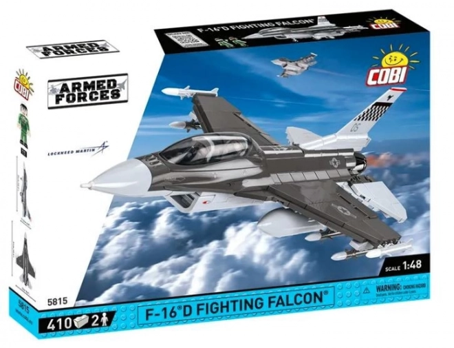 cobi forțele armate f-16d fighting falcon set de construcție