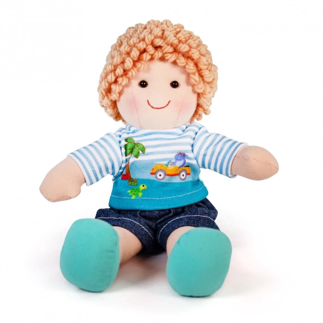 Păpușă din pânză Robin de la Bigjigs Toys, 30 cm