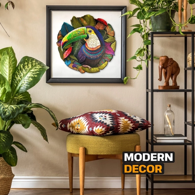 Puzzle din lemn tucan 500 piese