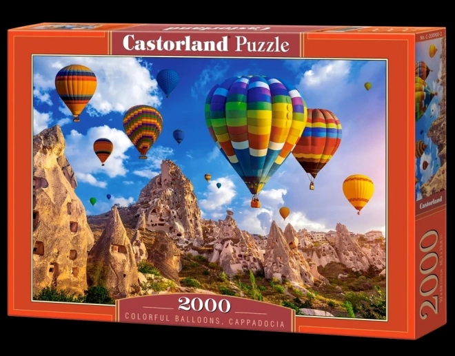 Puzzle 2000 de piese baloane colorate Cappadocia