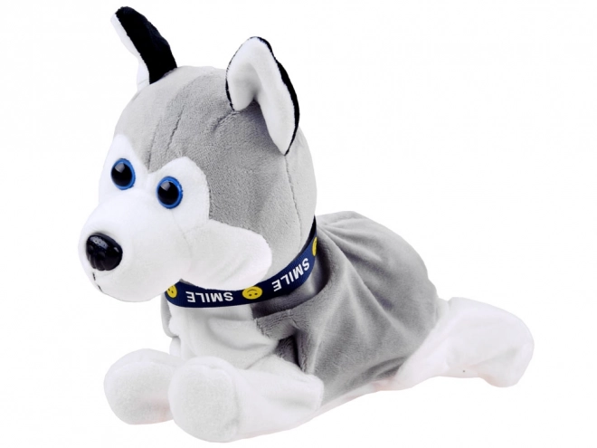 Pui interactiv Husky care reacționează la atingere