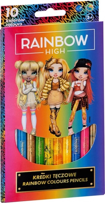 Pasteluri colorate Jumbo Astra pentru copii Rainbow High
