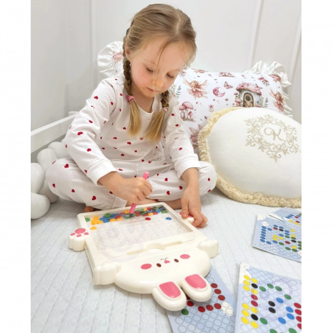 Tablă magnetică educativă WOOPIE Montessori MagPad Iepuraș
