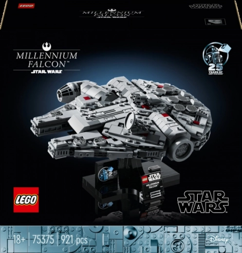 Lego Star Wars 75375 Șoimul Millennium – model de colecție pentru adulți