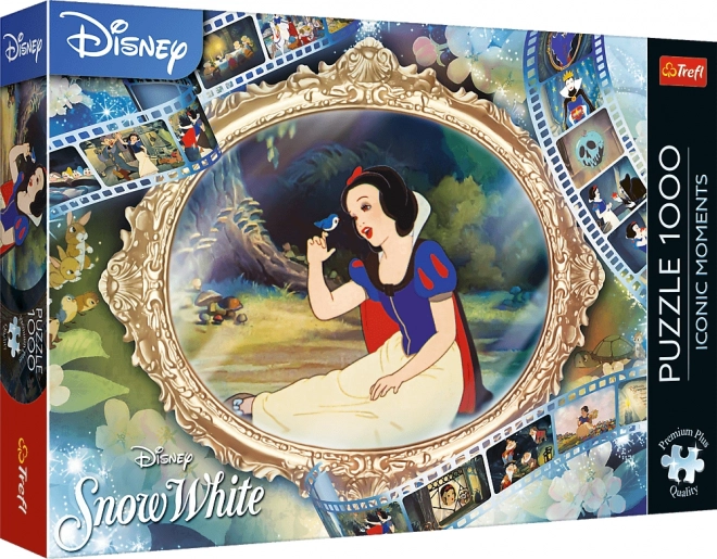 Puzzle iconic de momente Disney Albă ca Zăpada 1000 piese Trefl