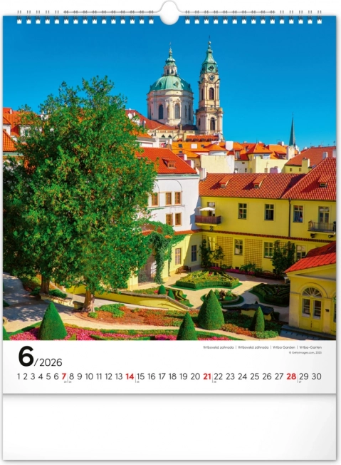 Calendar de perete Praga 2026