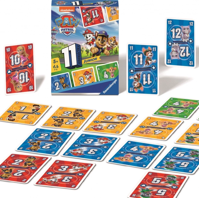 Ravensburger Joc de cărți Unsprezece - Patrula Cățelușilor