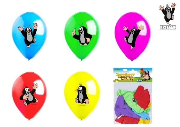 Balon Krtek pentru petreceri set 10 buc