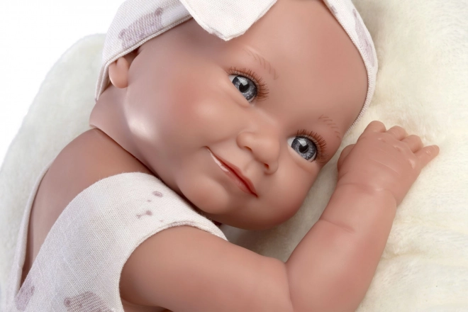 Llorens NEW BORN fetiță păpușă realistă cu corp din vinil