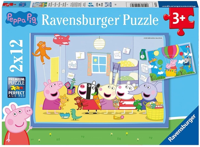 Puzzle Prasătura Peppa: Aventurile Peppa