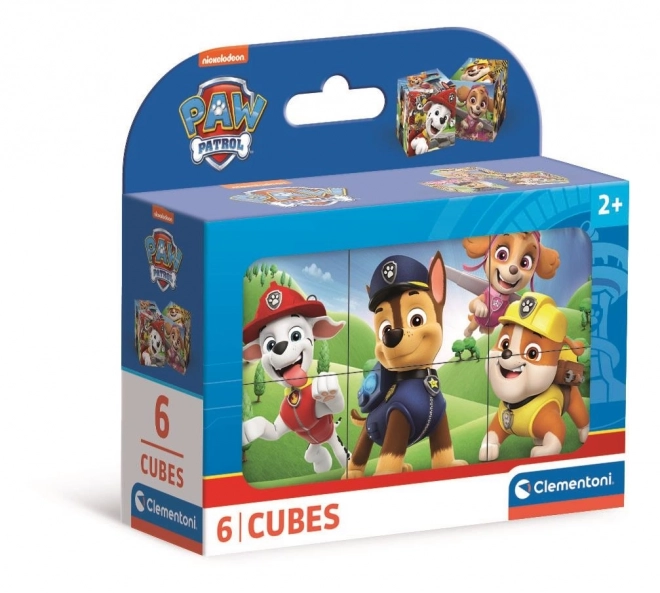 Cuburi cu imagini PAW Patrol, set de 6