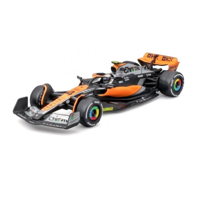 Model F1 McLaren MCL60 Lando Norris la Scară 1:43 de la Bburago