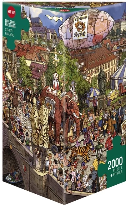 Puzzle Cortegi Ștradal 2000 de Piese