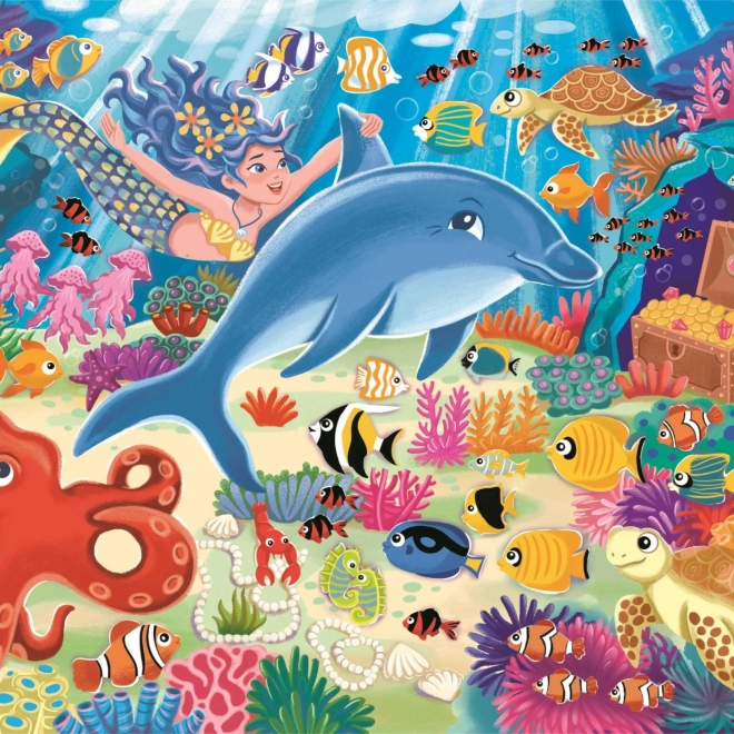 Clementoni Puzzle Distracție sub apă 30 piese