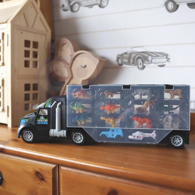 Woopie camion cu dinozauri