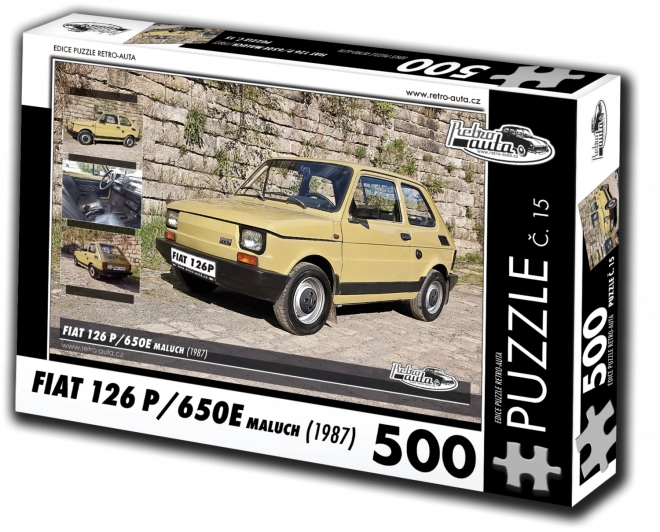 Puzzle Retro-Auta Fiat 126 P 1987