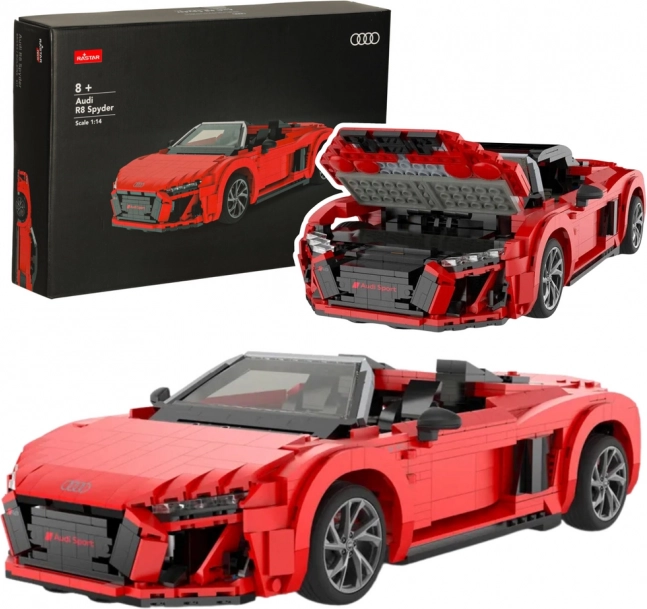 Set de construcție Auto RC 1:14 Audi R8 Spyder 1440 de piese